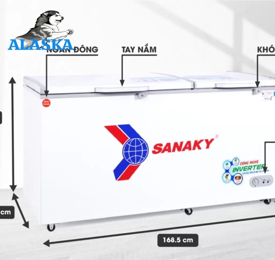 Tủ đông Inverter Sanaky VH-6699W3 660 lít