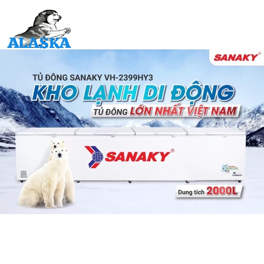 Tủ đông Inverter Sanaky VH-2399HY3 2000 lít