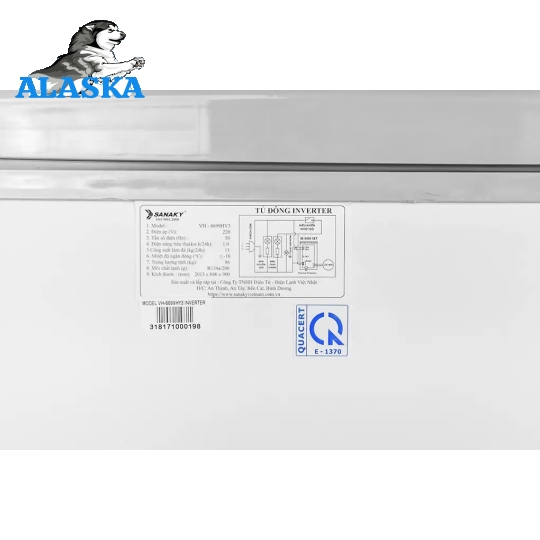Tủ đông Inverter Sanaky VH-6699W3 660 lít
